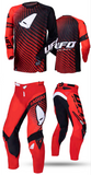 SLIM RADOM MOTOCROSS KIT BLACK AND RED