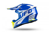 MOTOCROSS INTREPID HELMET BLUE, WHITE AND NEON YELLOW