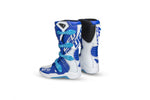 MOTOCROSS ELEKTRON BOOTS WHITE AND BLUE